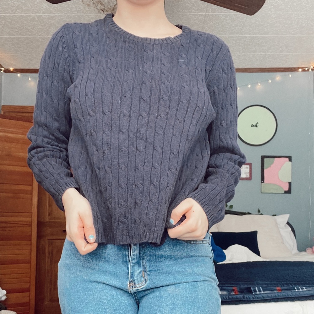 Purple sweater
